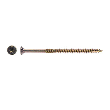 Big Timber 5YTX10318#10 by 3-1/8-inch T-25-drive bit Gold Star Flat Head Interior Screws,(305 per Box)